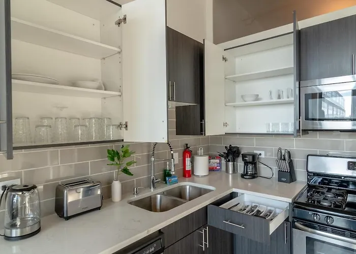 Apartamento 2br Perfect For Convention And Business Trips Near Mccormick Place, Arena, Soldier Field And Grant Park *